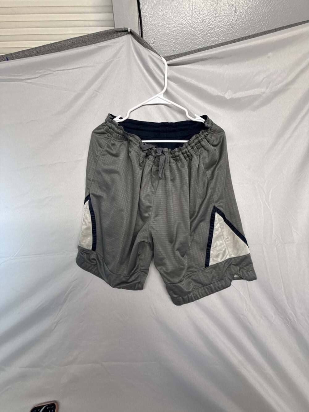 Y2K Starter Reversible Basketball Shorts Size L 36/38 Dark Navy Gray